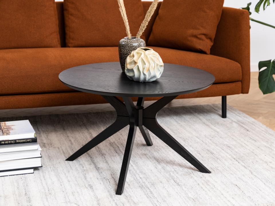 Salontafel duncan coffee table black 80cm