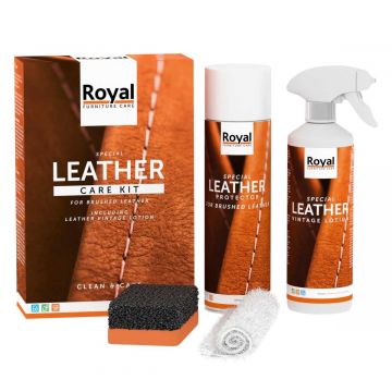 Leather Care Kit - Brushed & Vintage Leather (Nieuw)