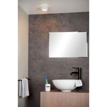 Lucide BRICE-LED - Plafonnière Badkamer - Ø 11,7 cm - LED Dimb. Wit