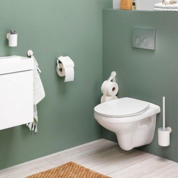 Toiletbril met deksel Duroplast Wit