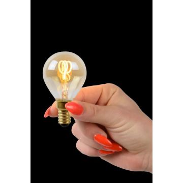 Lucide P45 - Filament lamp - Ø 4,5 cm - LED Dimb. - Amber