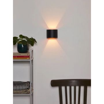 Wandlamp Xio Rond Zwart