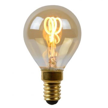 Lucide P45 - Filament lamp - Ø 4,5 cm - LED Dimb. - Amber