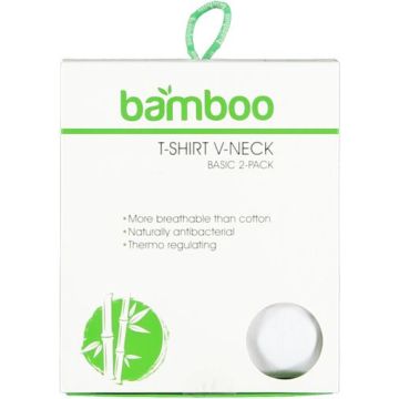 Basic bamboo t-shirt v-hals