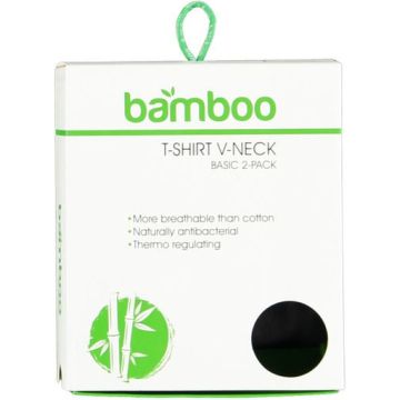 Basic bamboo t-shirt v-hals