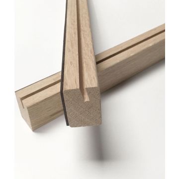 Magnetisch wandplankje hout 30 cm