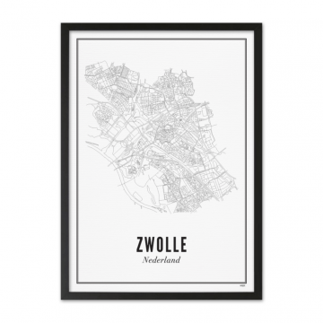 Poster Zwolle 21 x 30 cm