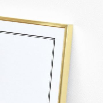 Aluminium frame goud 40 x 50 cm