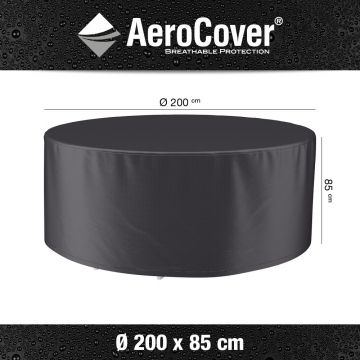 AeroCover tuinmeubelhoes tuinset rond 200x85cm