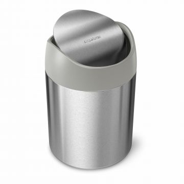 Afvalemmer Mini Can 1,5 l grijs