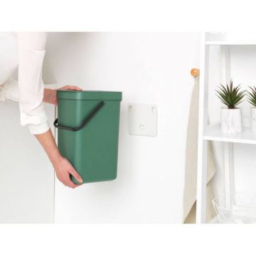 Sort & Go afvalemmer 12 l groen