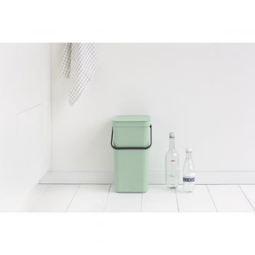 Afvalemmer Sort & Go 16 l jade groen