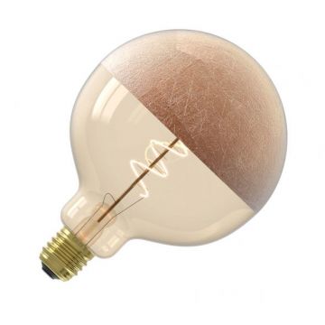 Calex led xxl kopspiegel craquele g125 copper 4w 120l 1800k dimmable