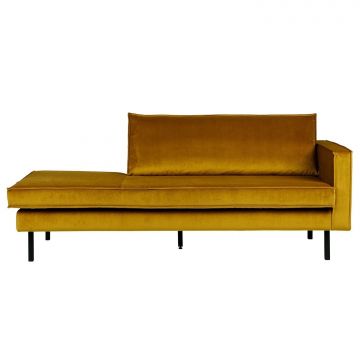 Daybed Rodeo Rechts Velvet Okergeel