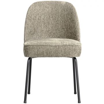 Vogue eetkamerstoel structure velvet wheatfield