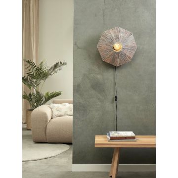 Wandlamp Panama 45cm dk.grijs