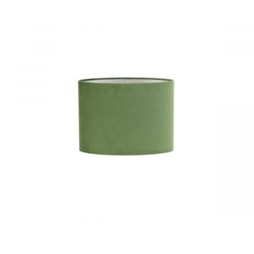 Kap ovaal recht smal 30-15-25 cm Velours dusty green