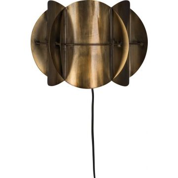 Wandlamp Corridor antique brass