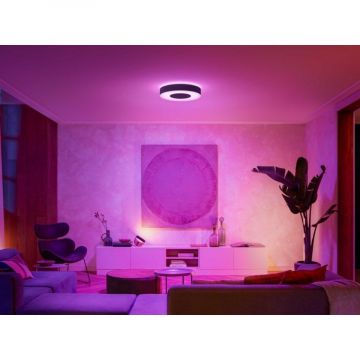 Philips Hue Infuse grote plafondlamp zwart