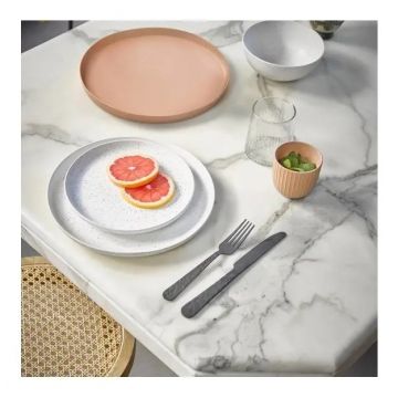 Kom Bold & Basic ceramics wit gespikkeld