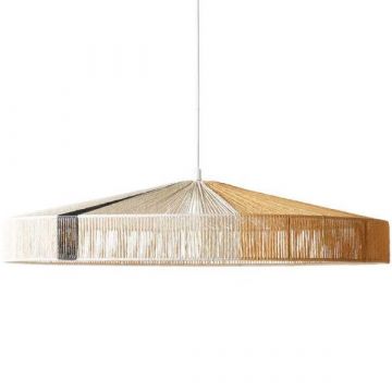 Hanglamp Rope black stripe