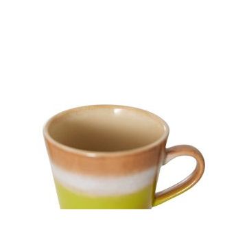 Cappuccino mok 70's ceramics Eclipse