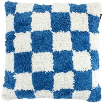 Kussen Chess blauw