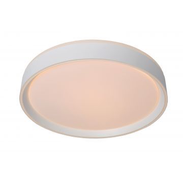 Lucide NURIA - Plafonniere - 30 cm - LED Dimb. - 1x18W 2700K - 3 StepDim - Wit