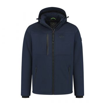 Softshell jas Davin L navy