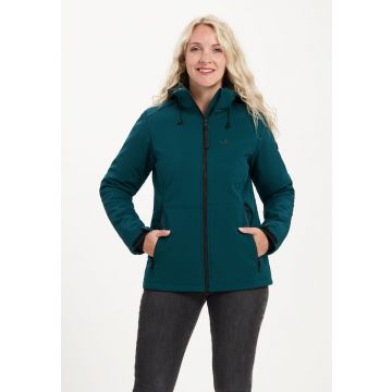 Softshell jas Jutta 38 teal