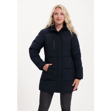 Winddichte Gewatteerde Jas Stine Navy 40