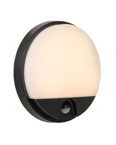 Wandlamp hups Binnen/Buiten zwart