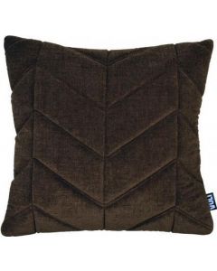 Volt cushion 3d fishbone velvet golden brown