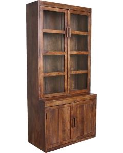 Hutch cabinet brown