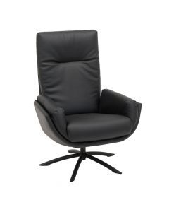 Draaifauteuil Paris zwart