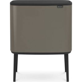 Bo Touch Bin afvalemmer 3 x 11 l donkergrijs