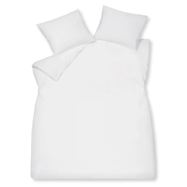 Dekbedovertreksetset Washed Cotton white lits-jumeaux