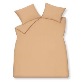 Dekbedovertrekset Washed Cotton apricot blush lits-jumeaux