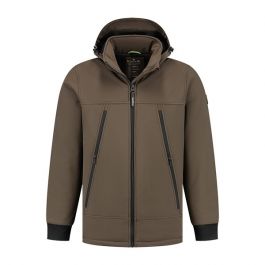 Gewatteerde Softshell Jas Bente Brown XL